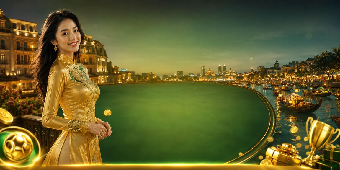 Không gian giải trí casino sang trọng tại Hà Nội với trang phục áo dài truyền thống